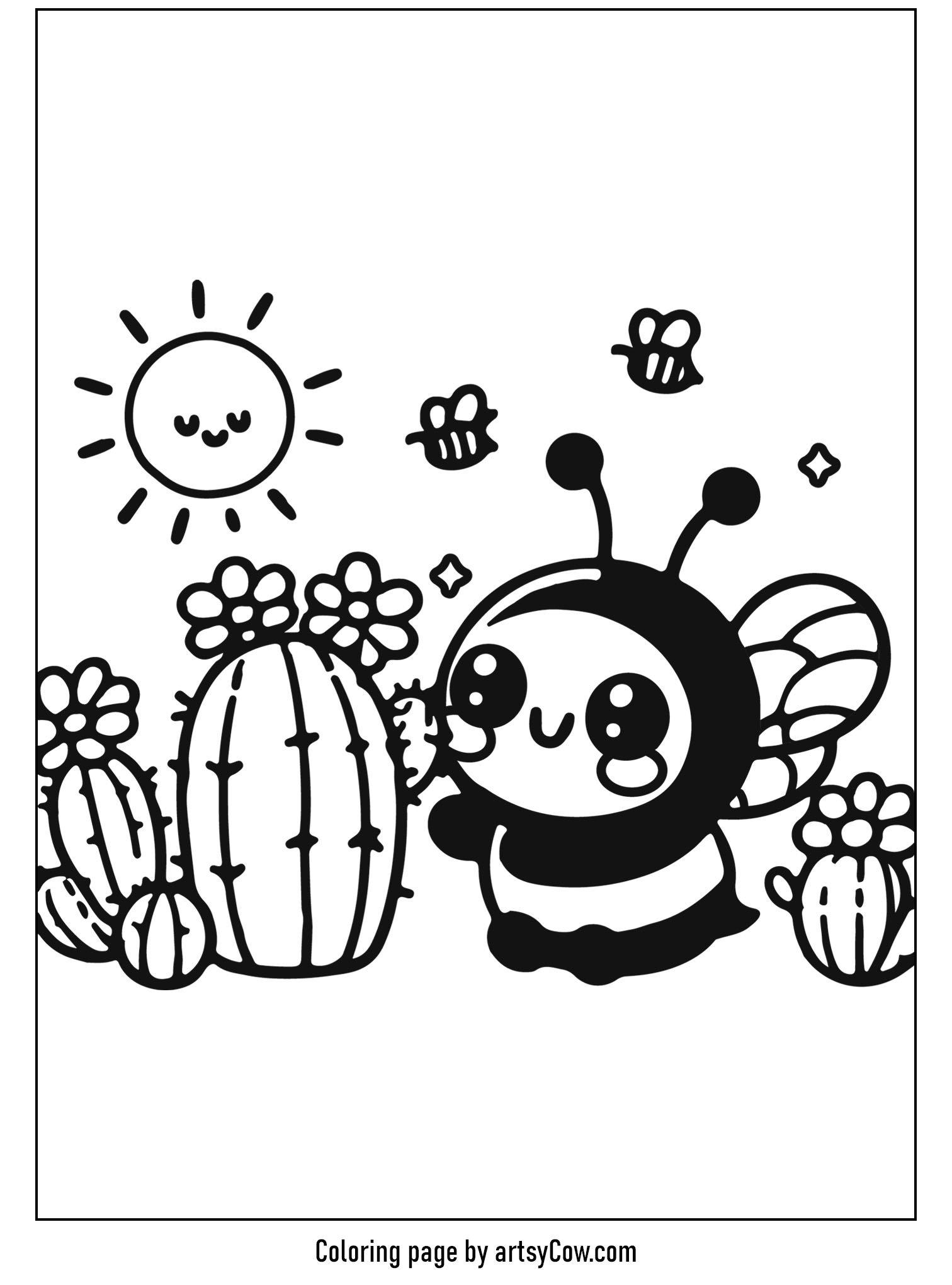Bumblebee Adventure in the Desert